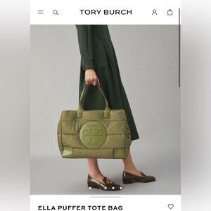 Ella Puffer Tote Bag Tory Burch